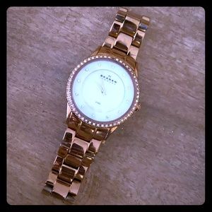 Skagen watch rose gold